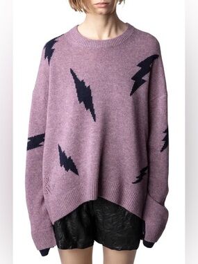 Zadig & Voltaire Markus Flash Light Sweater purple